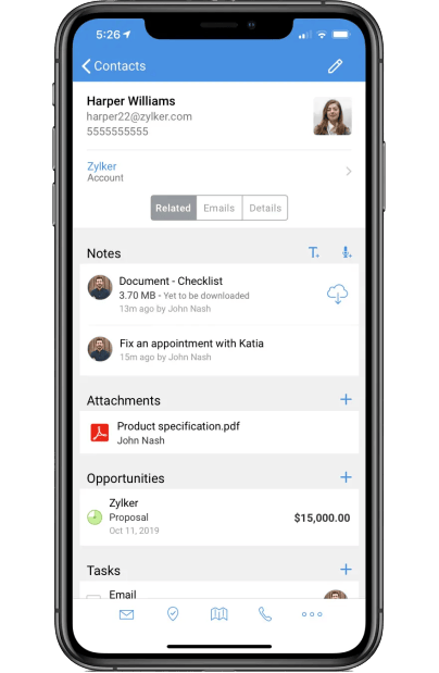Zoho CRM Training Mobile APP