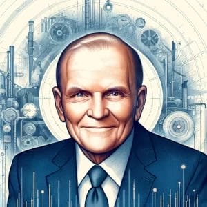 Picture of Jack Welch Smiling